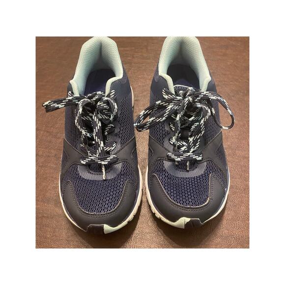 Vionic Tokyo Womens Walking Sneakers Navy/Teal 7.5 Orthotic Support Comfort Shoe - Picture 1 of 9